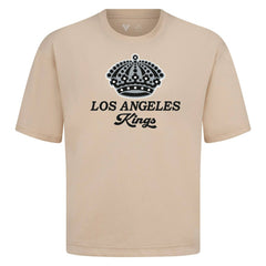 Los Angeles Kings Levelwear Team Surge Luxe Signature Knit T-Shirt - Khaki - NHL