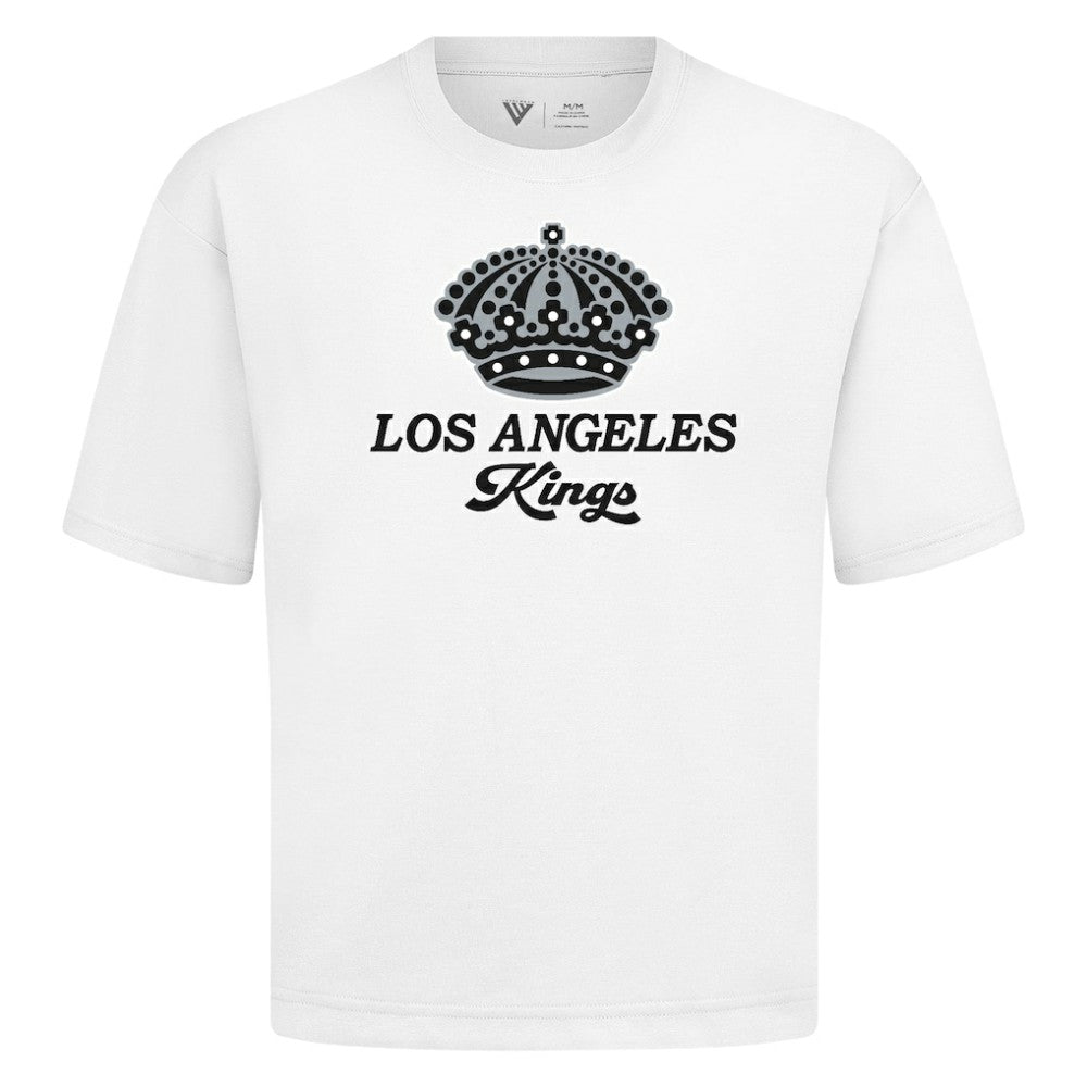 Los Angeles Kings Levelwear Team Surge Luxe Signature Knit T-Shirt - White - NHL