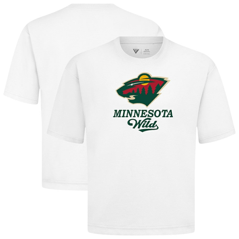 Minnesota Wild Levelwear Team Surge Luxe Signature Knit T-Shirt - White - NHL