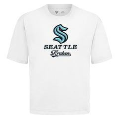 Seattle Kraken Levelwear Team Surge Luxe Signature Knit T-Shirt - White - NHL