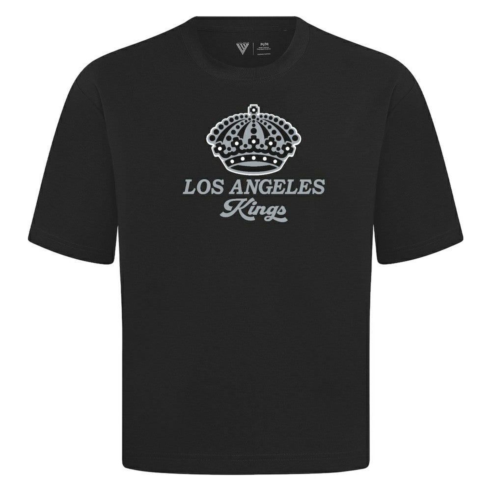 Los Angeles Kings Levelwear Team Surge Luxe Signature Knit T-Shirt - Black - NHL