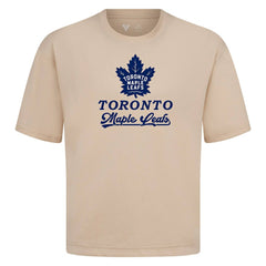Toronto Maple Leafs Levelwear Team Surge Luxe Signature Knit T-Shirt - Khaki - NHL