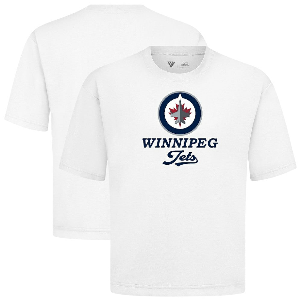 Winnipeg Jets Levelwear Team Surge Luxe Signature Knit T-Shirt - White - NHL