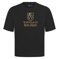 Vegas Golden Knights Levelwear Team Surge Luxe Signature Knit T-Shirt - Black - NHL