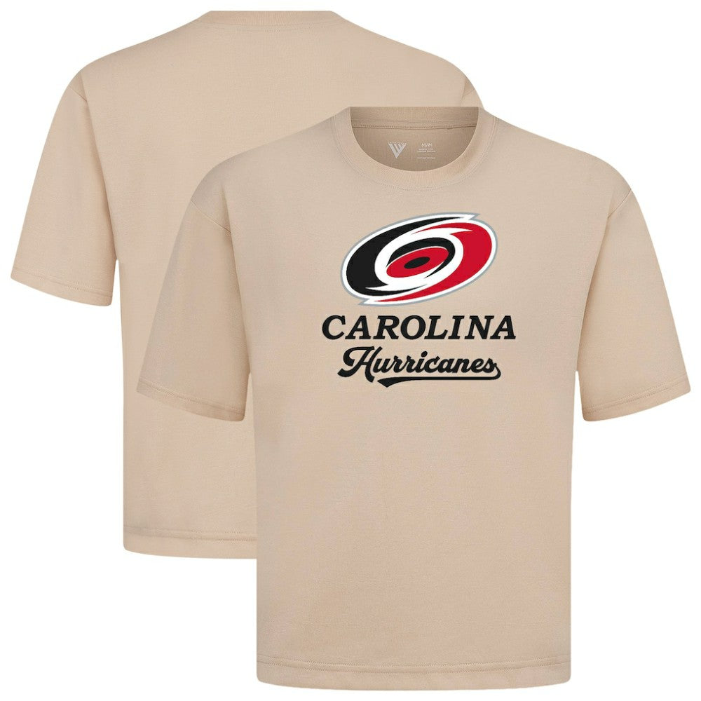 Carolina Hurricanes Levelwear Team Surge Luxe Signature Knit T-Shirt - Khaki - NHL