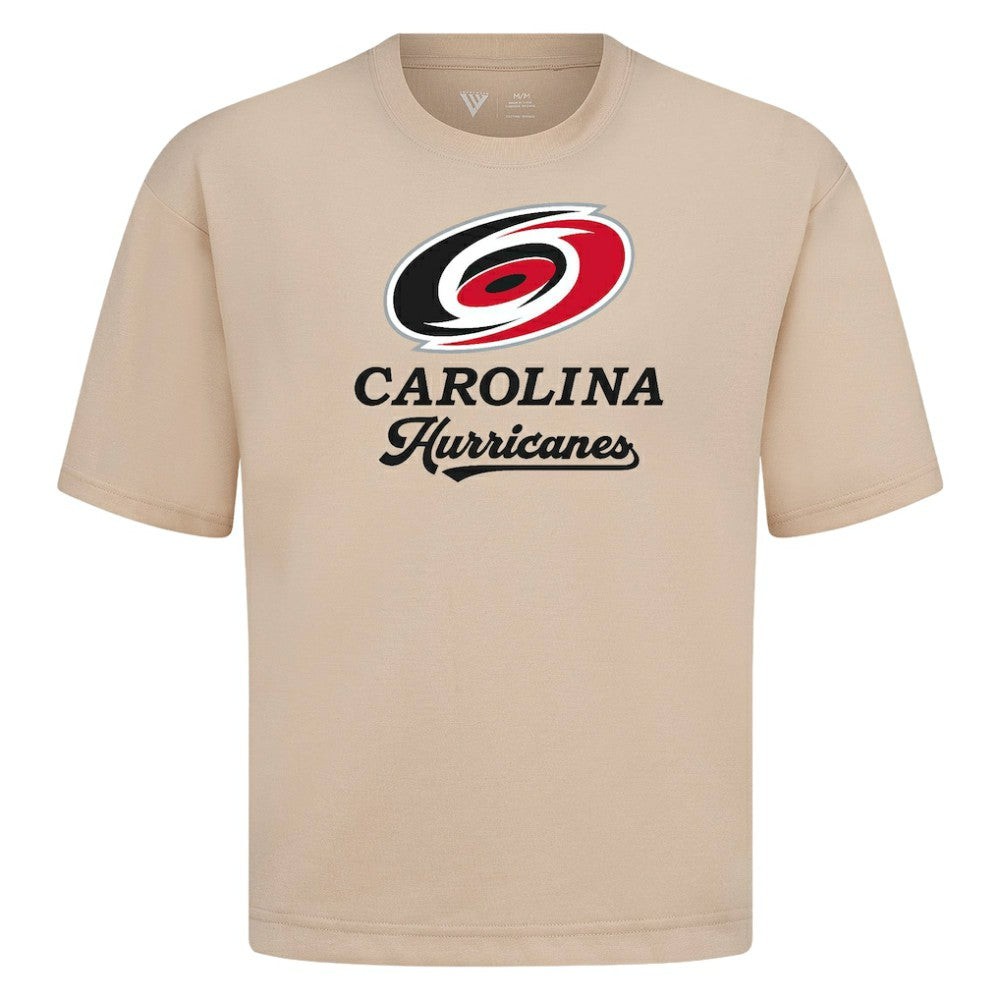 Carolina Hurricanes Levelwear Team Surge Luxe Signature Knit T-Shirt - Khaki - NHL