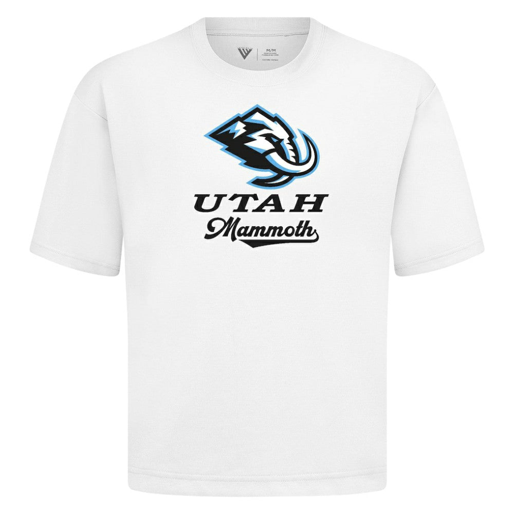 Utah Mammoth Levelwear Team Surge Luxe Signature Knit T-Shirt - White - NHL
