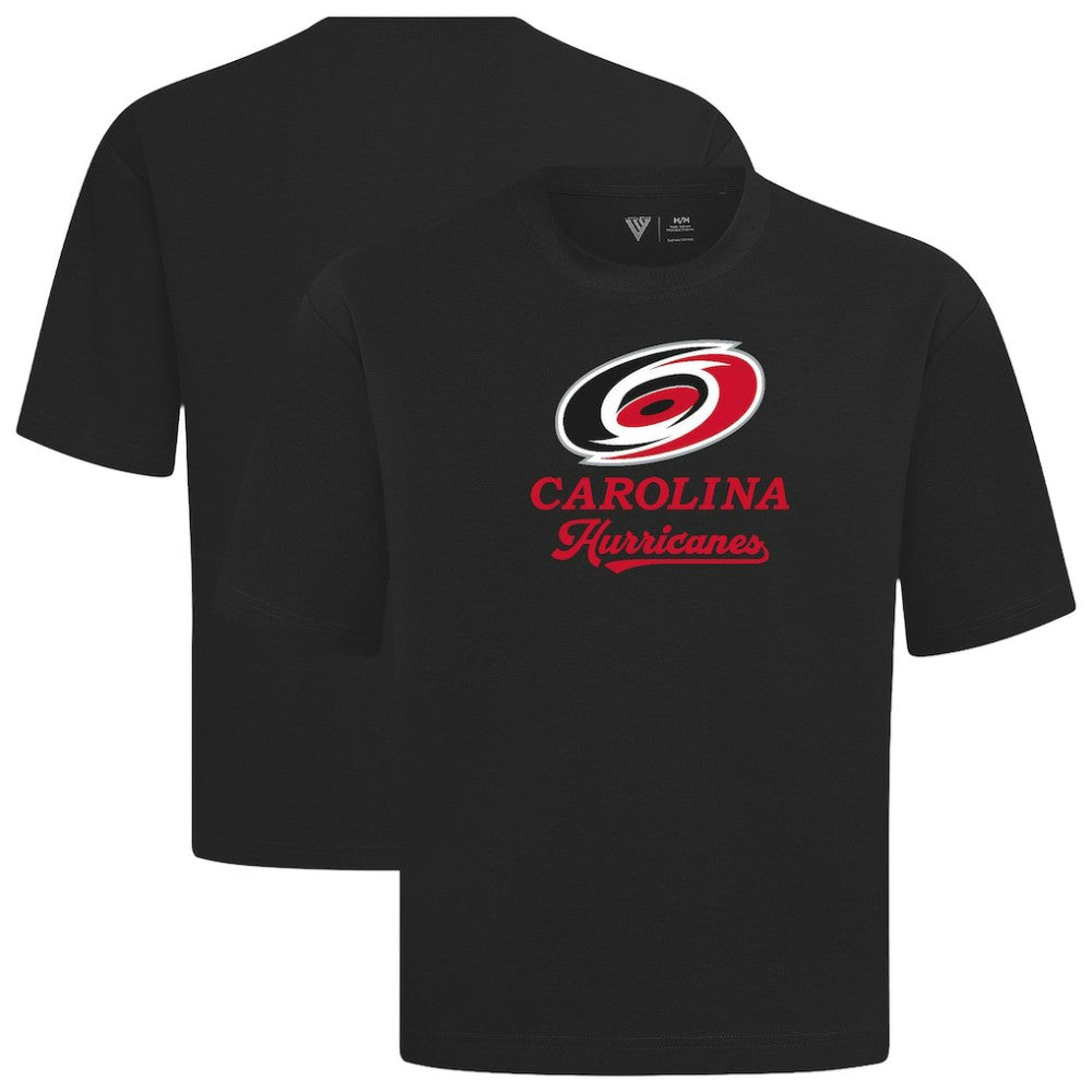 Carolina Hurricanes Levelwear Team Surge Luxe Signature Knit T-Shirt - Black - NHL