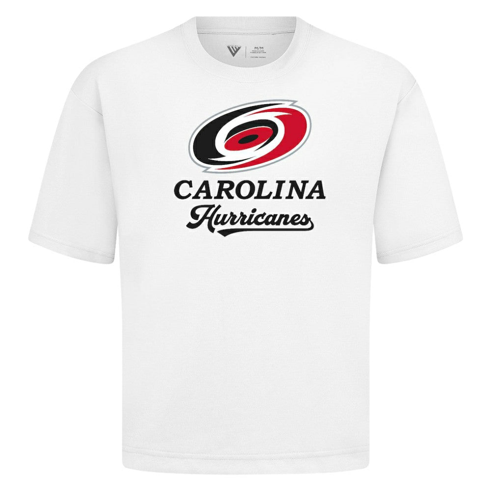 Carolina Hurricanes Levelwear Team Surge Luxe Signature Knit T-Shirt - White - NHL