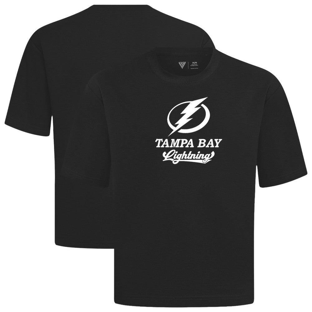 Tampa Bay Lightning Levelwear Team Surge Luxe Signature Knit T-Shirt - Black - NHL