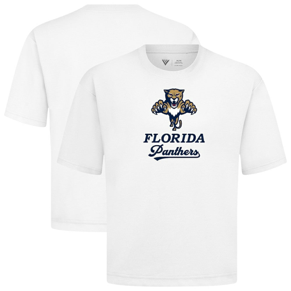 Florida Panthers Levelwear Team Surge Luxe Signature Knit T-Shirt - White - NHL