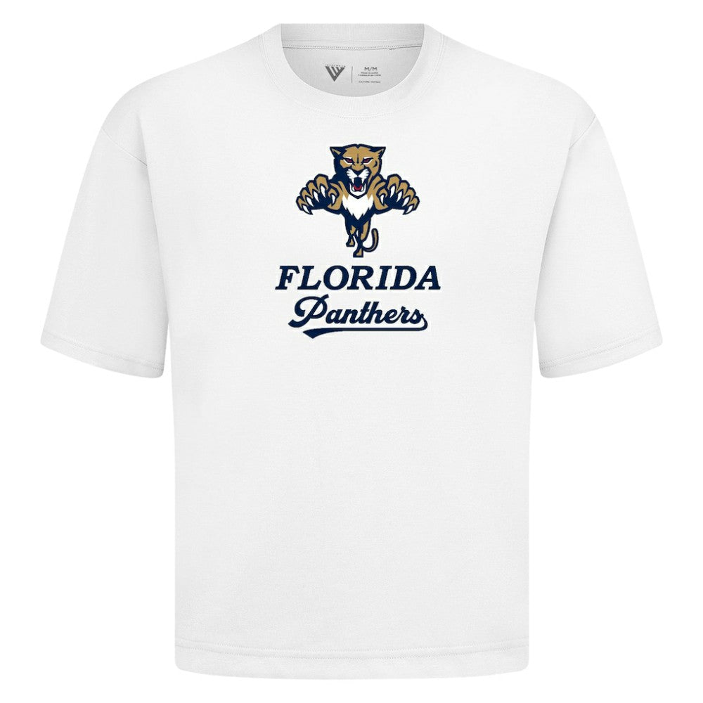 Florida Panthers Levelwear Team Surge Luxe Signature Knit T-Shirt - White - NHL