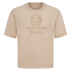 New York Islanders Levelwear Shadow Surge Luxe Signature Knit T-Shirt - Khaki - NHL