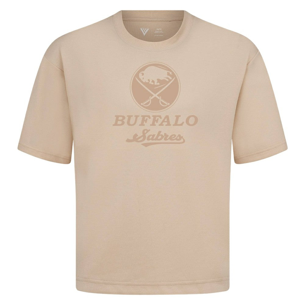 Buffalo Sabres Levelwear Shadow Surge Luxe Signature Knit T-Shirt - Khaki - NHL