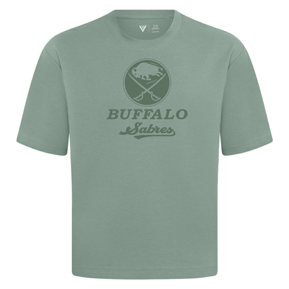 Buffalo Sabres Levelwear Shadow Surge Luxe Signature Knit T-Shirt - Green - NHL