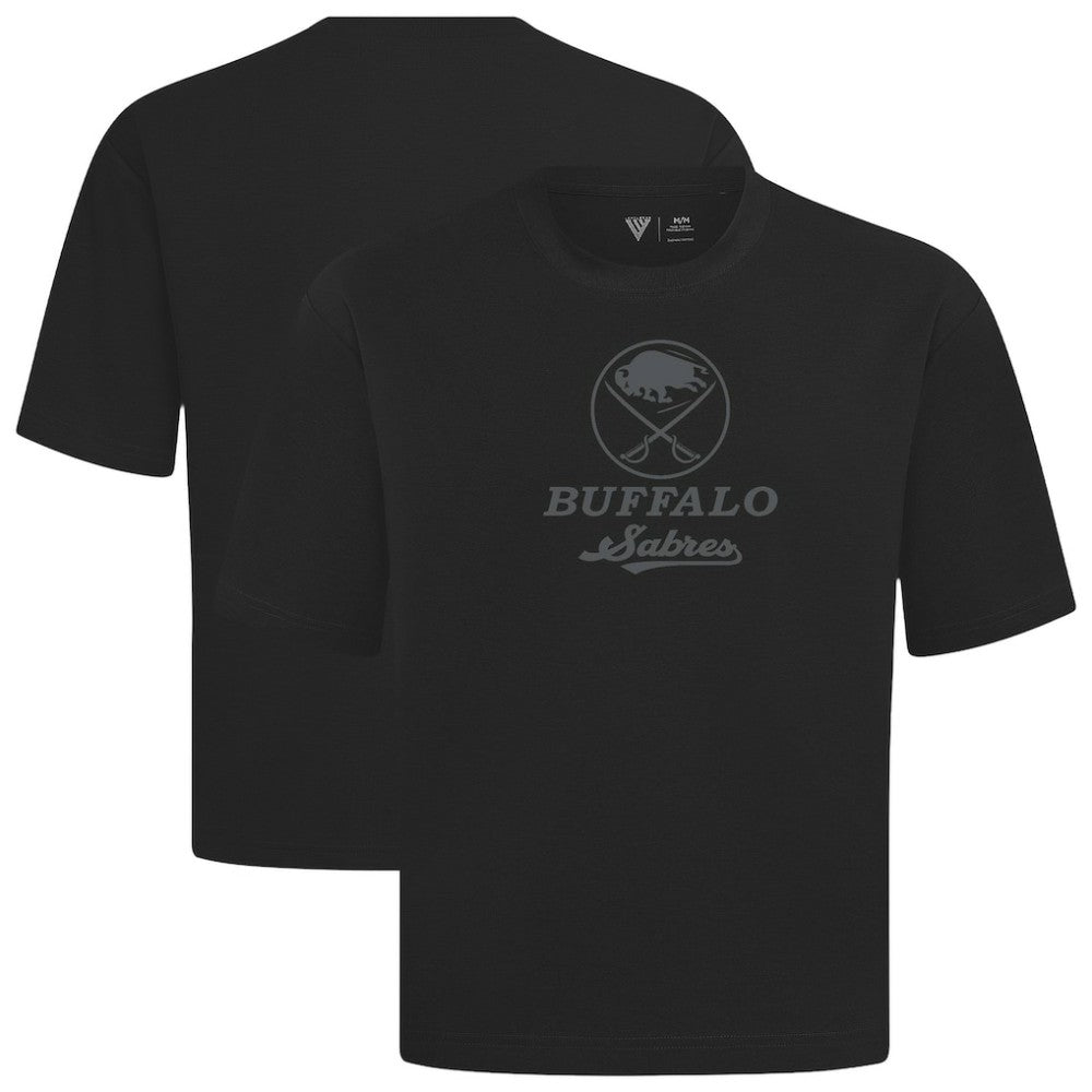 Buffalo Sabres Levelwear Shadow Surge Luxe Signature Knit T-Shirt - Black - NHL