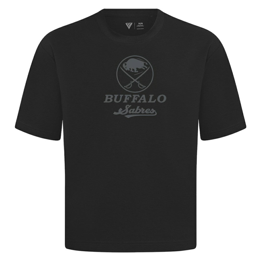 Buffalo Sabres Levelwear Shadow Surge Luxe Signature Knit T-Shirt - Black - NHL