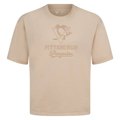 Pittsburgh Penguins Levelwear Shadow Surge Luxe Signature Knit T-Shirt - Khaki - NHL