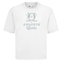 Anaheim Ducks Levelwear Shadow Surge Luxe Signature Knit T-Shirt - White - NHL