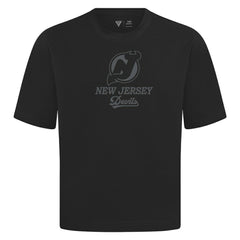 New Jersey Devils Levelwear Shadow Surge Luxe Signature Knit T-Shirt - Black - NHL