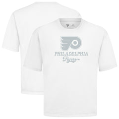 Philadelphia Flyers Levelwear Shadow Surge Luxe Signature Knit T-Shirt - White - NHL