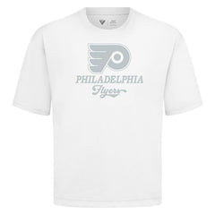 Philadelphia Flyers Levelwear Shadow Surge Luxe Signature Knit T-Shirt - White - NHL