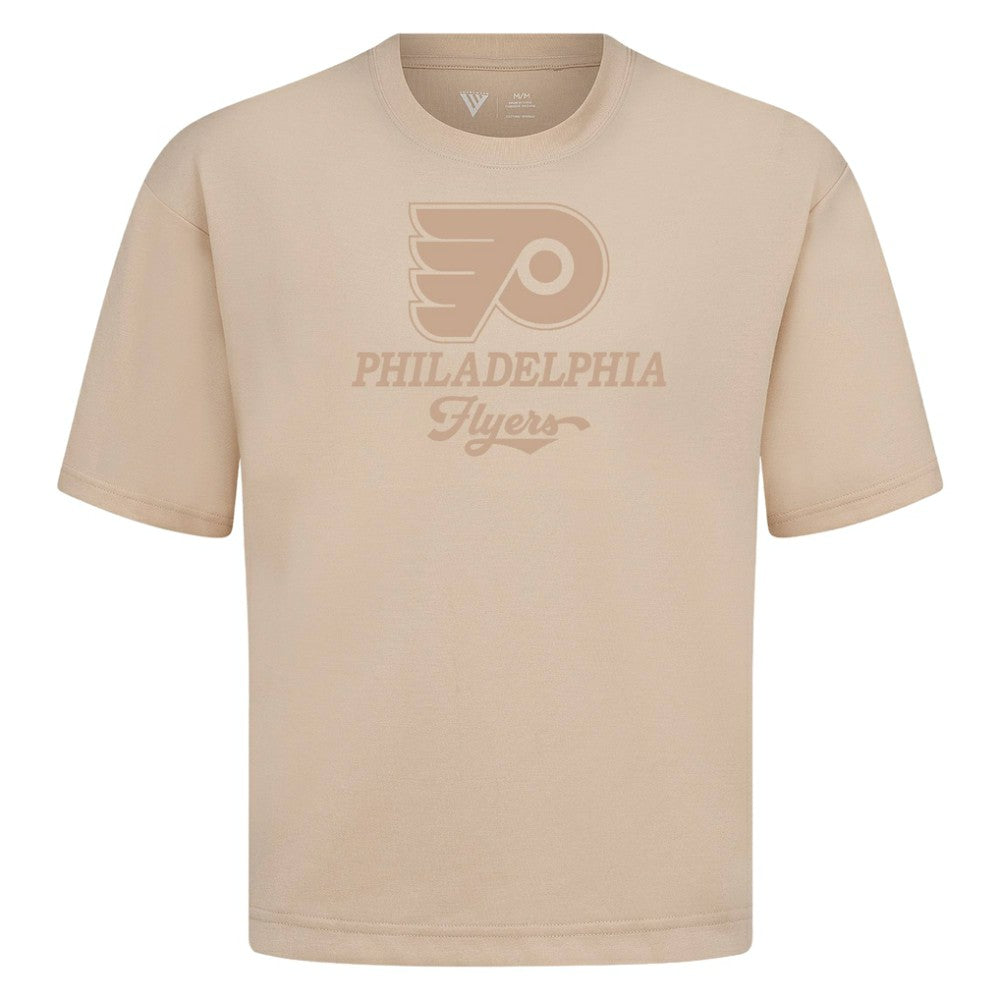 Philadelphia Flyers Levelwear Shadow Surge Luxe Signature Knit T-Shirt - Khaki - NHL