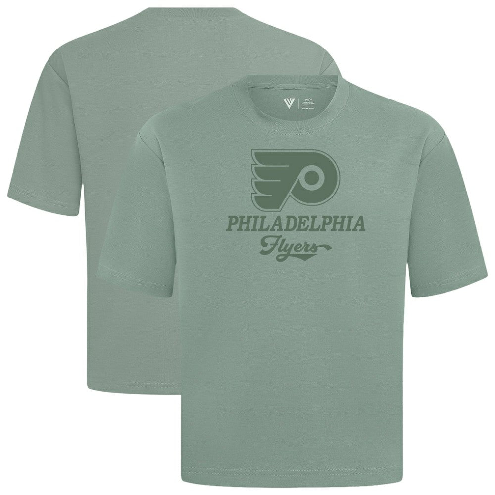 Philadelphia Flyers Levelwear Shadow Surge Luxe Signature Knit T-Shirt - Green - NHL
