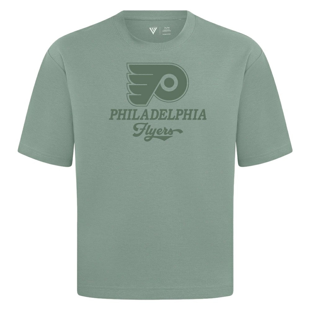 Philadelphia Flyers Levelwear Shadow Surge Luxe Signature Knit T-Shirt - Green - NHL