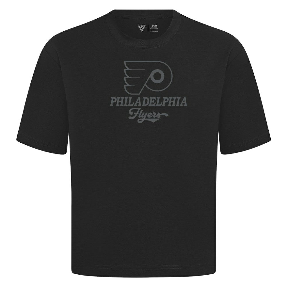 Philadelphia Flyers Levelwear Shadow Surge Luxe Signature Knit T-Shirt - Black - NHL