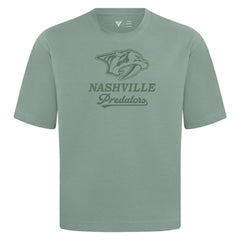 Nashville Predators Levelwear Shadow Surge Luxe Signature Knit T-Shirt - Green - NHL