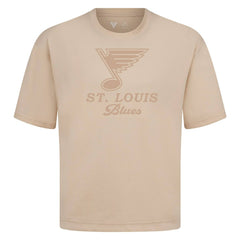 St. Louis Blues Levelwear Shadow Surge Luxe Signature Knit T-Shirt - Khaki - NHL