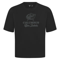Columbus Blue Jackets Levelwear Shadow Surge Luxe Signature Knit T-Shirt - Black - NHL