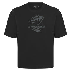 Minnesota Wild Levelwear Shadow Surge Luxe Signature Knit T-Shirt - Black - NHL