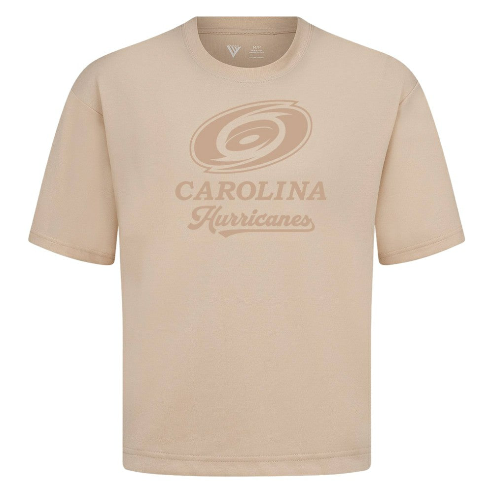 Carolina Hurricanes Levelwear Shadow Surge Luxe Signature Knit T-Shirt - Khaki - NHL