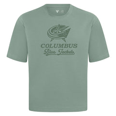 Columbus Blue Jackets Levelwear Shadow Surge Luxe Signature Knit T-Shirt - Green - NHL