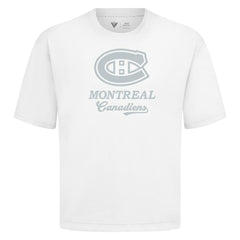 Montreal Canadiens Levelwear Shadow Surge Luxe Signature Knit T-Shirt - White - NHL