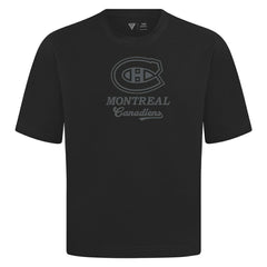 Montreal Canadiens Levelwear Shadow Surge Luxe Signature Knit T-Shirt - Black - NHL