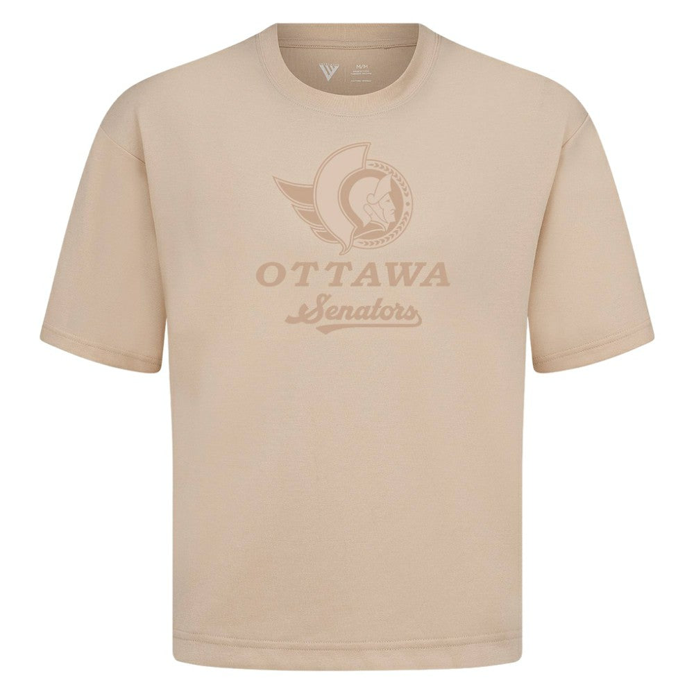 Ottawa Senators Levelwear Shadow Surge Luxe Signature Knit T-Shirt - Khaki - NHL