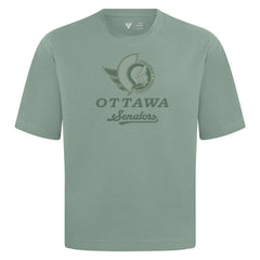 Ottawa Senators Levelwear Shadow Surge Luxe Signature Knit T-Shirt - Green - NHL