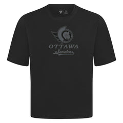 Ottawa Senators Levelwear Shadow Surge Luxe Signature Knit T-Shirt - Black - NHL