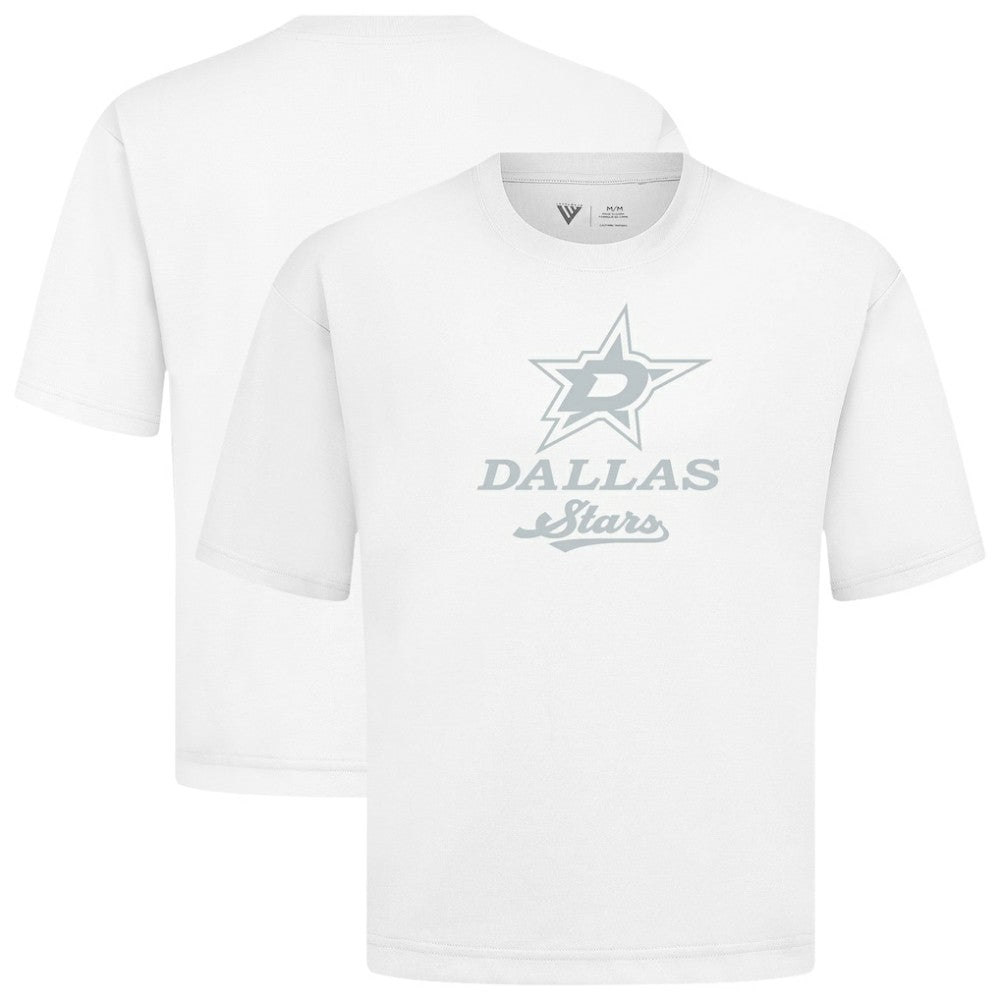 Dallas Stars Levelwear Shadow Surge Luxe Signature Knit T-Shirt - White - NHL