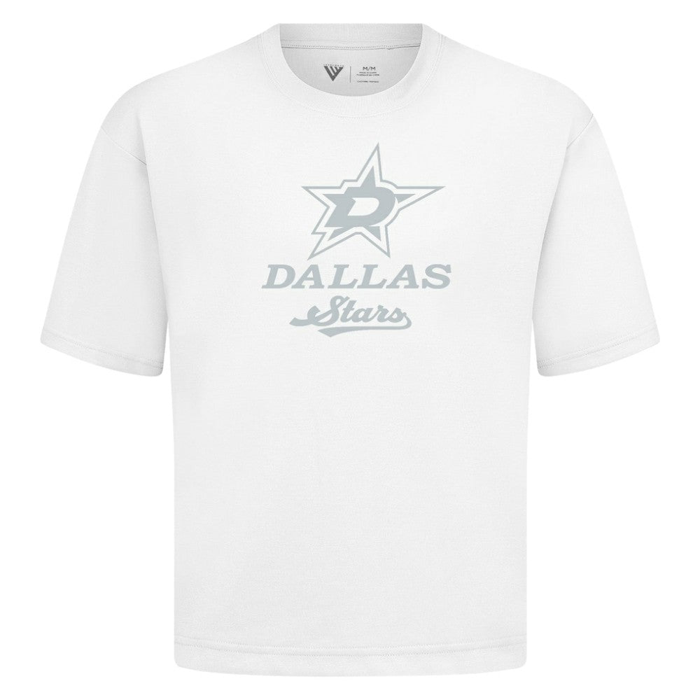 Dallas Stars Levelwear Shadow Surge Luxe Signature Knit T-Shirt - White - NHL