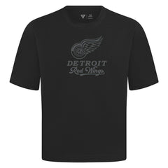 Detroit Red Wings Levelwear Shadow Surge Luxe Signature Knit T-Shirt - Black - NHL
