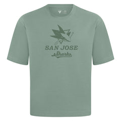 San Jose Sharks Levelwear Shadow Surge Luxe Signature Knit T-Shirt - Green - NHL