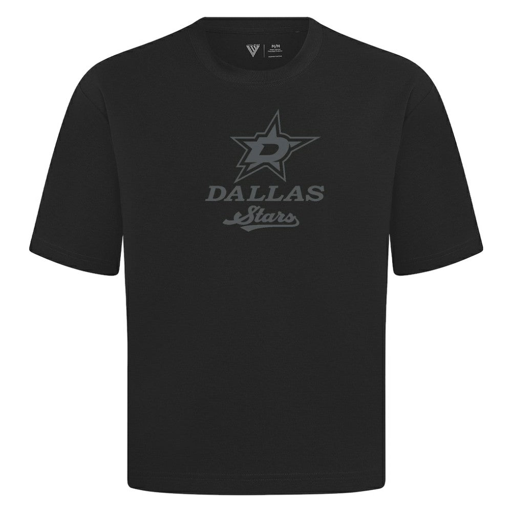 Dallas Stars Levelwear Shadow Surge Luxe Signature Knit T-Shirt - Black - NHL
