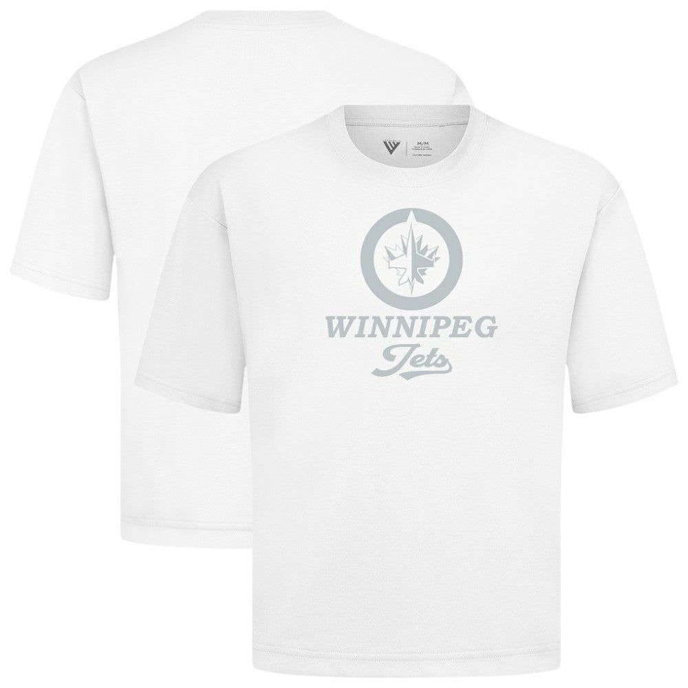 Winnipeg Jets Levelwear Shadow Surge Luxe Signature Knit T-Shirt - White - NHL