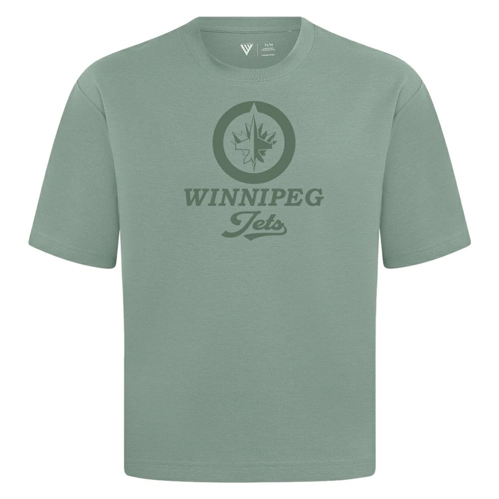Winnipeg Jets Levelwear Shadow Surge Luxe Signature Knit T-Shirt - Green - NHL