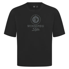 Winnipeg Jets Levelwear Shadow Surge Luxe Signature Knit T-Shirt - Black - NHL