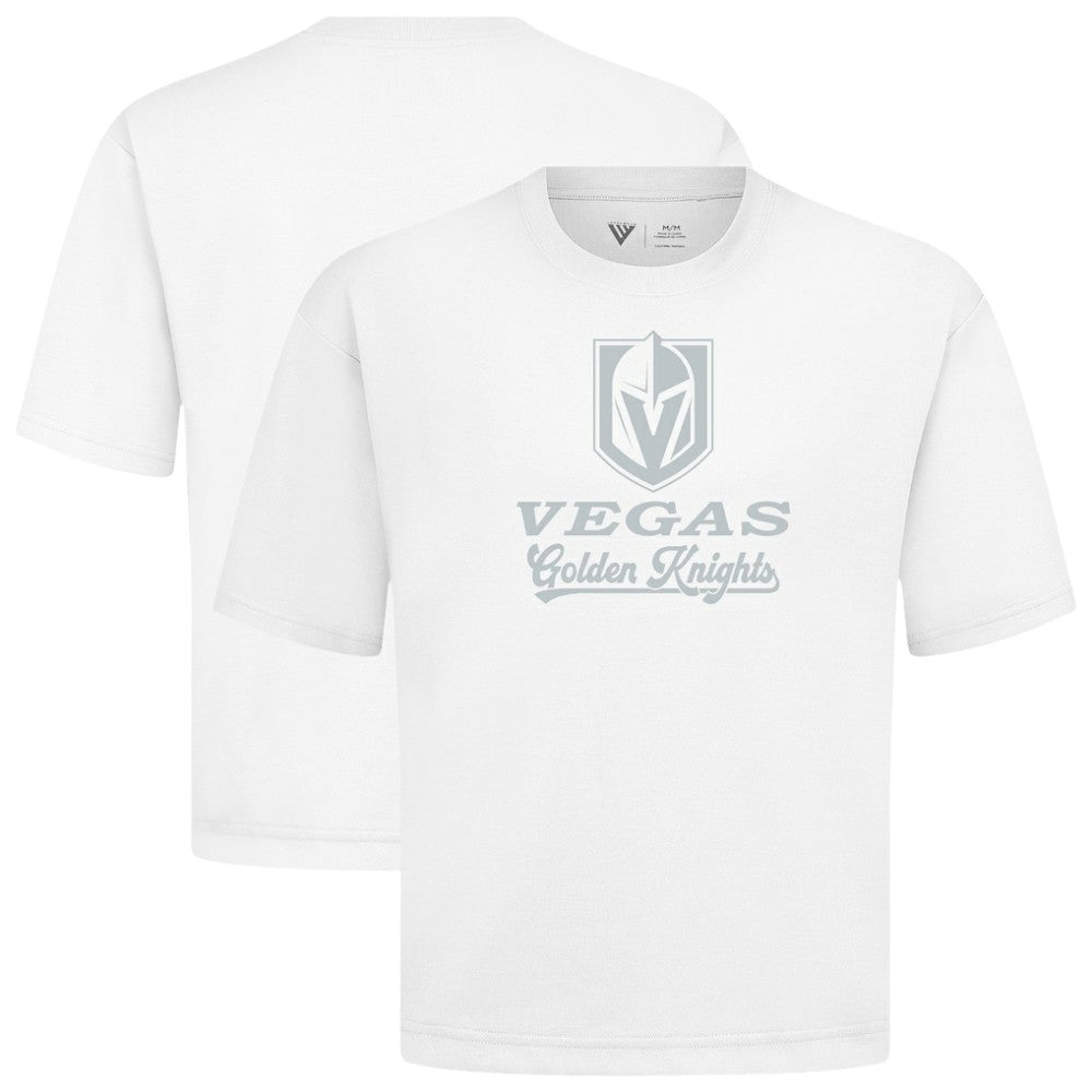 Vegas Golden Knights Levelwear Shadow Surge Luxe Signature Knit T-Shirt - White - NHL
